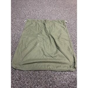 US Army Vietnam Era Drawstring Barrack Bag Vintage Military OG 107 Olive Laundry